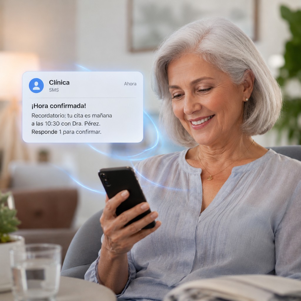 Salud: recordatorios de citas por SMS
